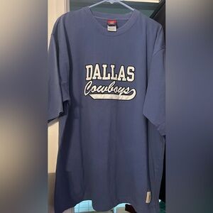 Dallas Cowboys Embroidered Blue T-Shirt